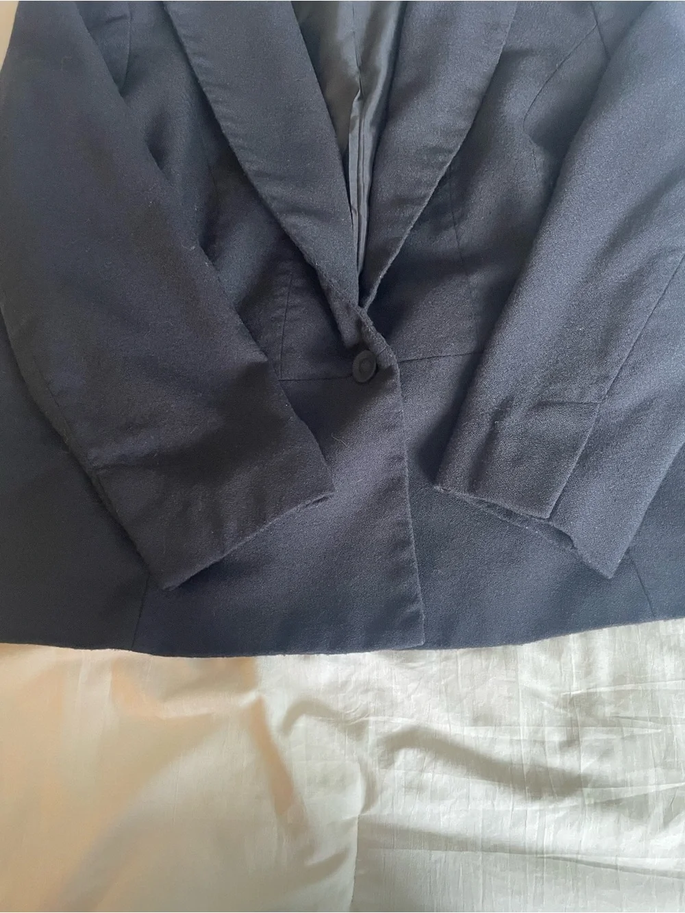 Pendleton Black Virgin Wool Women's Plus Blazer